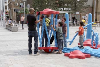 Snug, playground equipment.