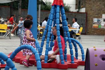 Snug, playground equipment.